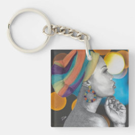 Queentrust Handgemälzter Acrylic-Schlüsselanhänger Schlüsselanhänger