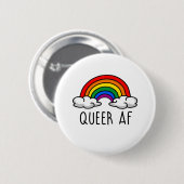 QUEER AF BUTTON (Vorne & Hinten)