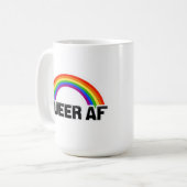 QUEER AF KAFFEETASSE (Vorderseite Links)
