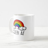 QUEER AF KAFFEETASSE (Vorderseite Links)