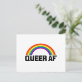 QUEER AF POSTKARTE (Stehend Vorderseite)