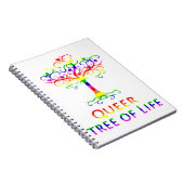 Queer Baum des Lebens Zazzle.png Notizblock (Rechte Seite)