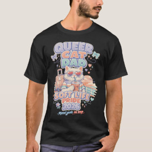 QUEER CAT DAD SOFT LEBEN PRIDE 2026 T-Shirt