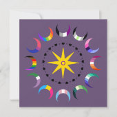 Queer Crescent Pride Monde  (Vorderseite)