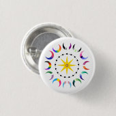 Queer Crescent Pride Monde Button (Vorne & Hinten)