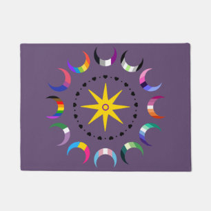 Queer Crescent Pride Moons Fußmatte