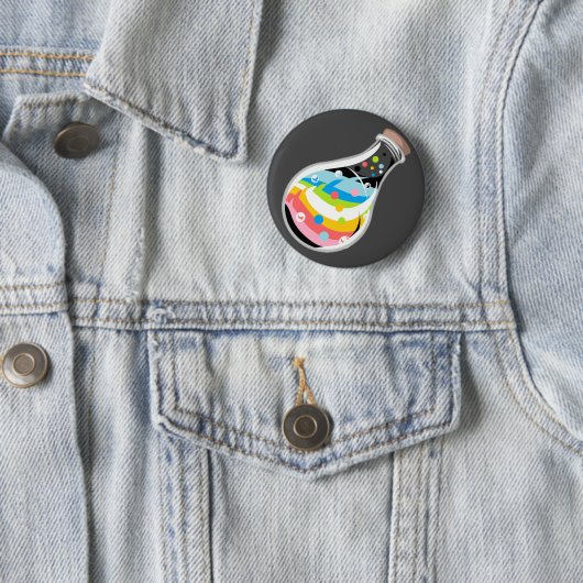 Queer Druckknopf Button (Beispiel)