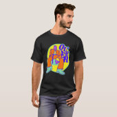 Queer Gay Rights Stolz Regenbogen T-Shirt (Vorne ganz)