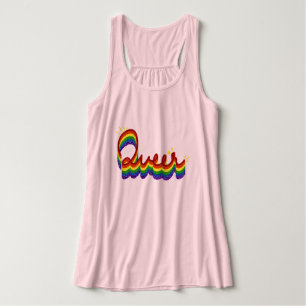 Queer Glitzer Pride Rainbow Tank Top