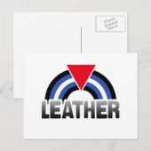 Queer Lederstolz Postkarte (Vorne/Hinten)