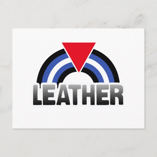 Queer Lederstolz Postkarte (Vorderseite)