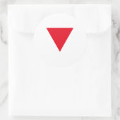 Queer Lederstolz Runder Aufkleber (Tasche)