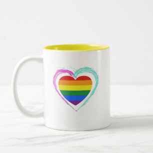 Queer Mutant! Zweifarbige Tasse