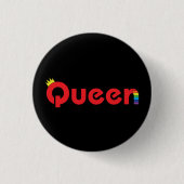 Queer/n Stolz-Abzeichen Button (Vorderseite)