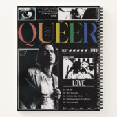 Queer Pride LGBTQ+ Moderne Brutalismus Notizblock (Rückseite)