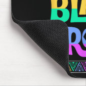 Queer Schwarz Stolz Juneteenth Gay Pride Blm Fäust Mousepad (Ecke)