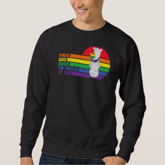 Queer Stolz auf soziale Bewegung - Freier Vater -  Sweatshirt