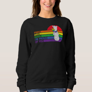 Queer Stolz auf soziale Bewegung - Freier Vater -  Sweatshirt