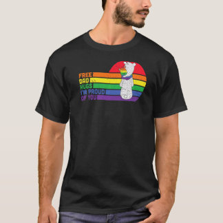 Queer Stolz auf soziale Bewegung - Freier Vater -  T-Shirt
