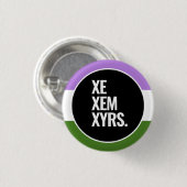 Queer Stolz Button (Vorne & Hinten)