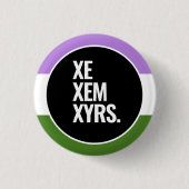 Queer Stolz Button (Vorderseite)
