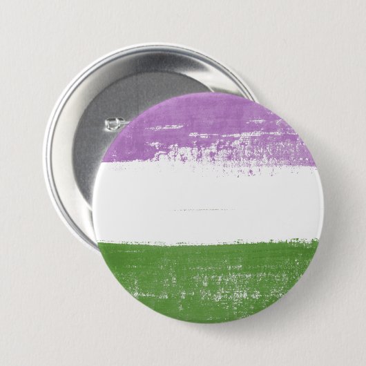 Queer Stolz Button (Vorne & Hinten)