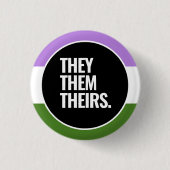 Queer Stolz Button (Vorderseite)