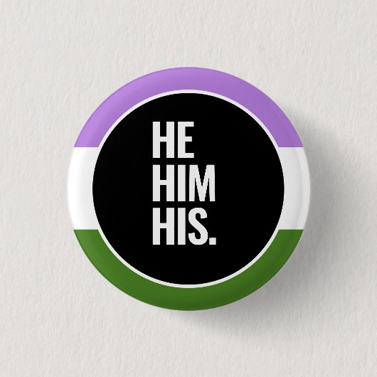 Queer Stolz Button (Vorderseite)