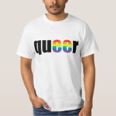 Queer Stolz-Wert-T - Shirt (Vorderseite)