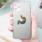Queer Stomach Aufkleber (Telefon)