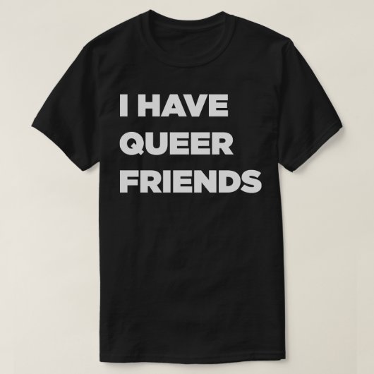 Queere Freunde T-Shirt (Design vorne)
