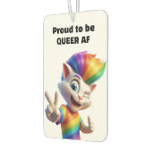 Queere Katze Autolufterfrischer (Links)
