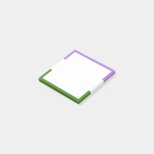 Queere Pride-Flagge Post-it Klebezettel