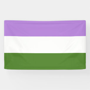 Queere Regenbogenflagge Banner