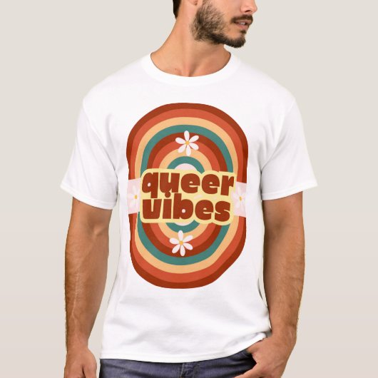 Queere Vibes T-Shirt (Vorderseite)