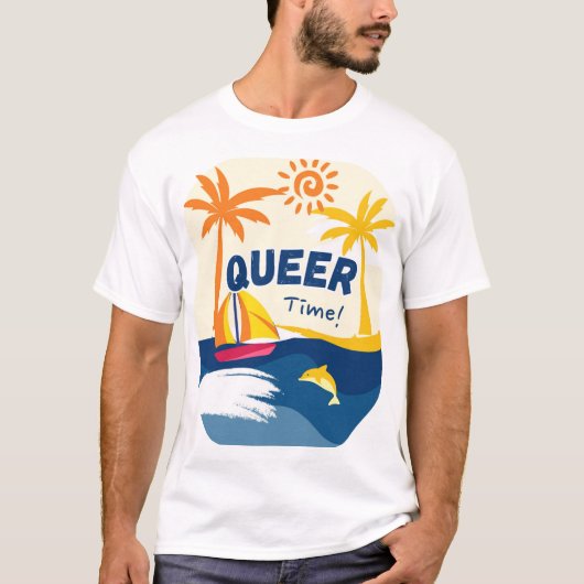 Queere Zeit T-Shirt (Vorderseite)