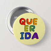 Queerida - Queer und geliebt Button (Vorne & Hinten)
