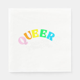 Queers kümmern sich um die anderen Gays Serviette