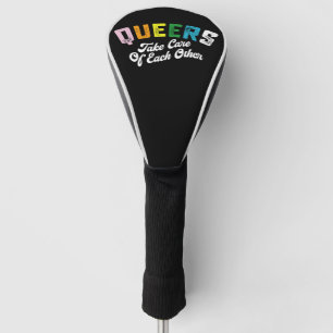 Queers kümmern sich um LGBT Stolz Schwule Golf Headcover