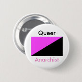 Quees anarchistisches Abzeichen / Button (Vorne & Hinten)