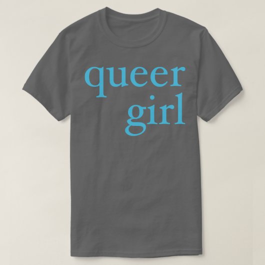 quees Mädchen in Blau T-Shirt (Design vorne)