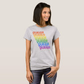 Quees Muster nach hinten T-Shirt (Vorne ganz)
