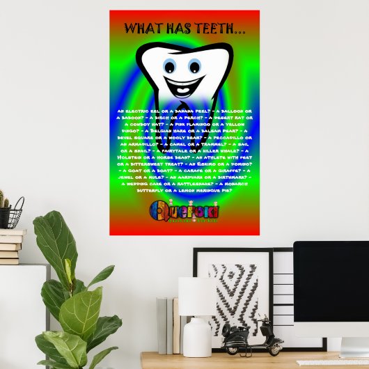 Quefoki Teeth 2 Poster (Heimbüro)