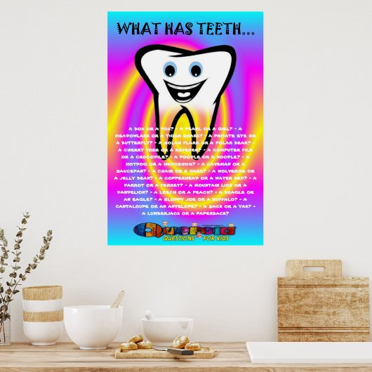 Quefoki Teeth Value Poster Paper (Matte) (Küche)