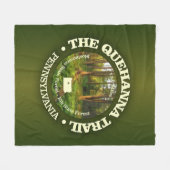 Quehanna Trail (rd) Fleecedecke (Vorderseite (Horizontal))
