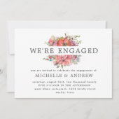 Quellblüte Verlobung Einladung (Vorderseite)