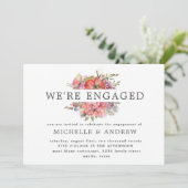 Quellblüte Verlobung Einladung (Stehend Vorderseite)