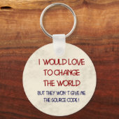 Quellcode Schlüsselanhänger (Vorderseite)