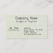 Quellcode Visitenkarte (Rückseite)