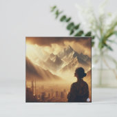 Quelle der Hilfe (Psalm 121:1-2 CSB) Karte (Stehend Vorderseite)